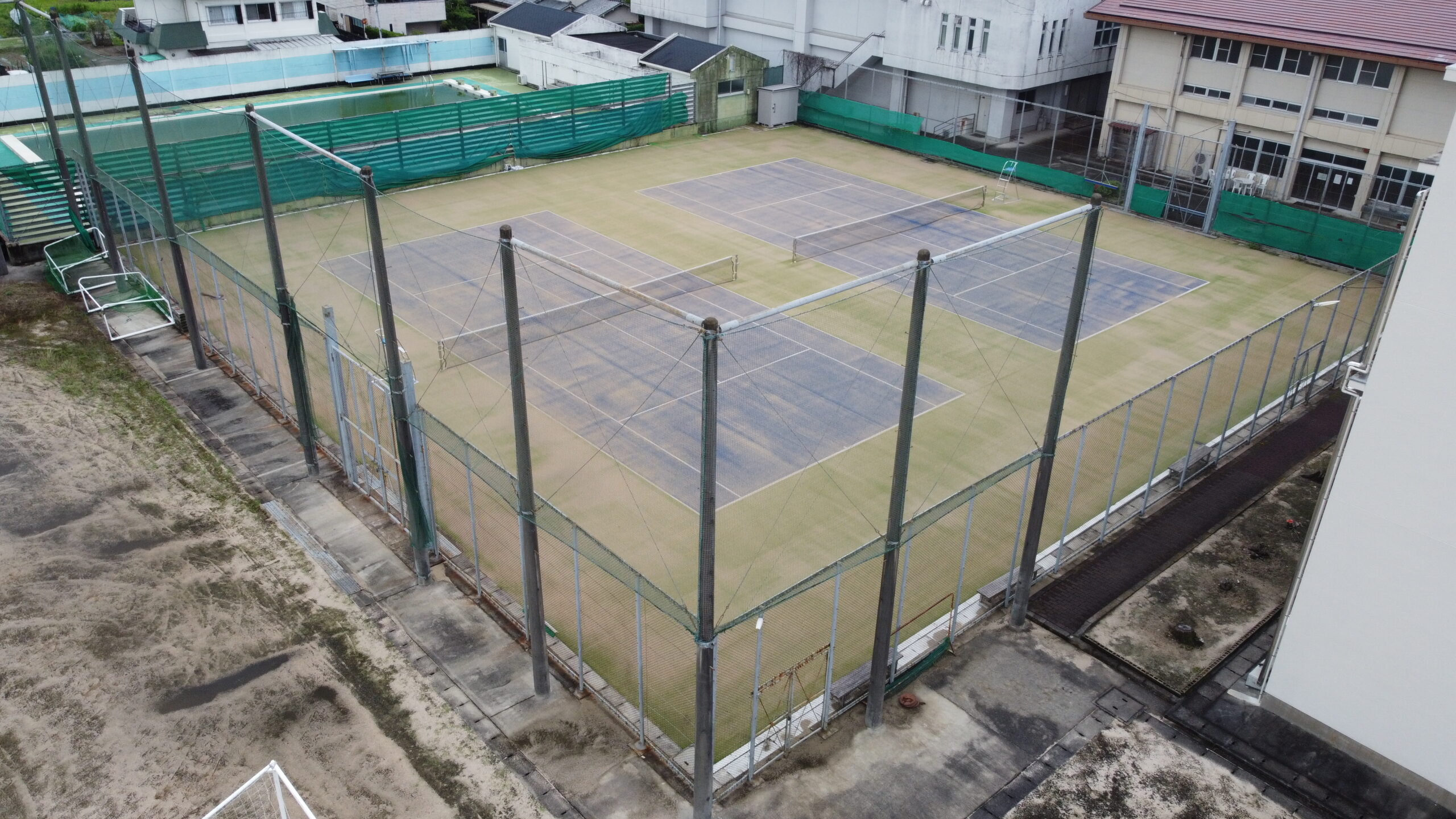 和歌山県立伊都中央高校テニスコート